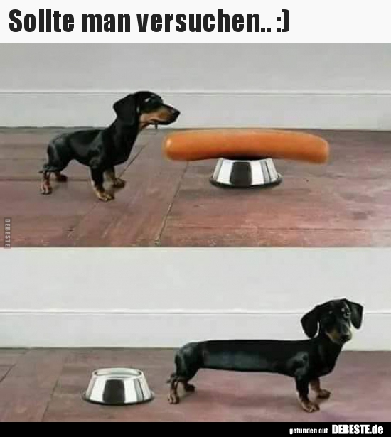 Sollte man versuchen.. :)