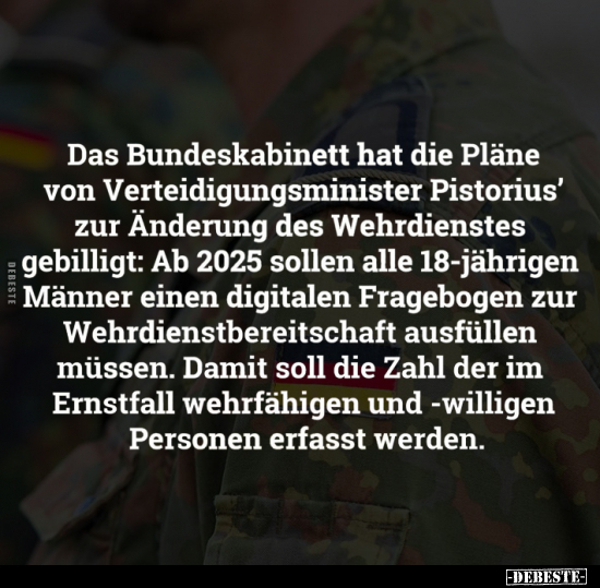 Das Bundeskabinett hat die Pläne.. - Lustige Bilder | DEBESTE.de