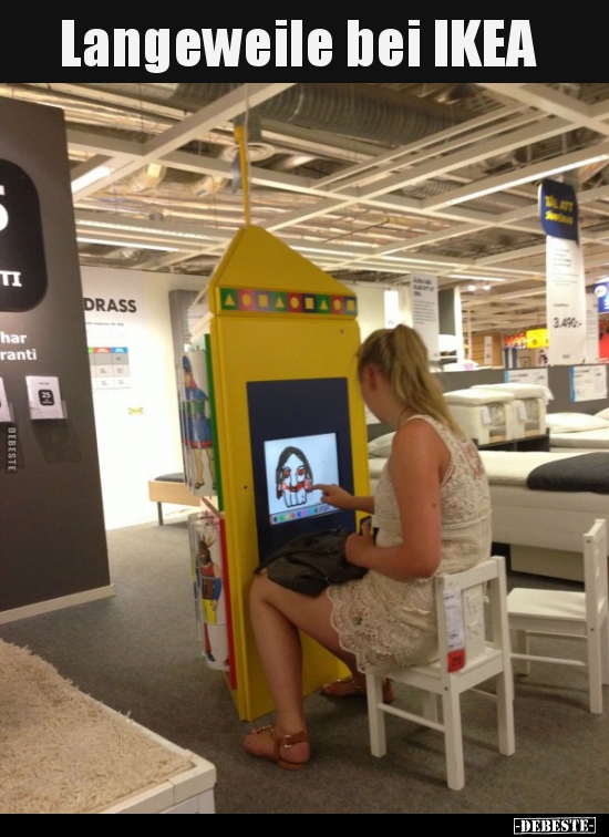 Langeweile bei IKEA.. - Lustige Bilder | DEBESTE.de