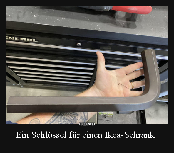 Ein Schlüssel für einen Ikea-Schrank.. - Lustige Bilder | DEBESTE.de