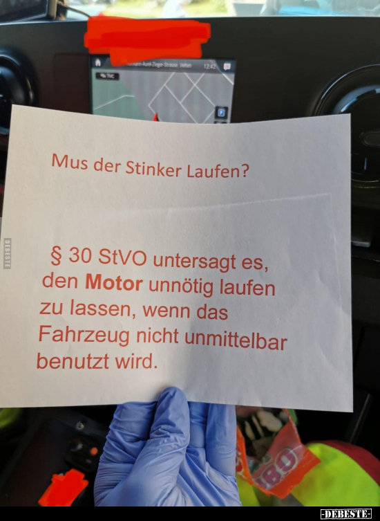 Mus der Stinker Laufen?..