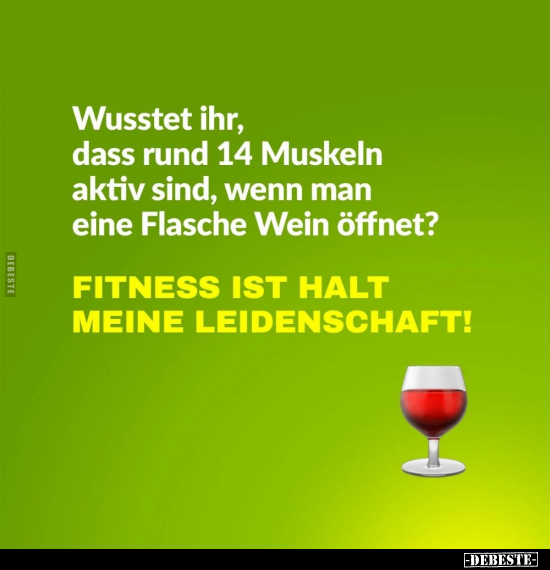 Wusstet ihr, dass rund 14 Muskeln aktiv sind, wenn man eine.. - Lustige Bilder | DEBESTE.de