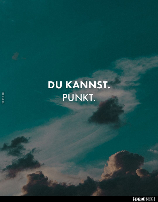 Du kannst.
Punkt.