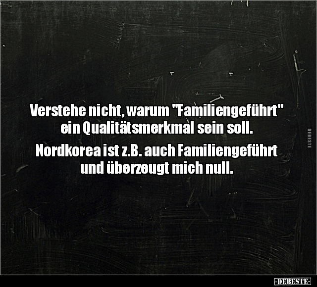 Verstehe nicht, warum "Familiengeführt".. - Lustige Bilder | DEBESTE.de