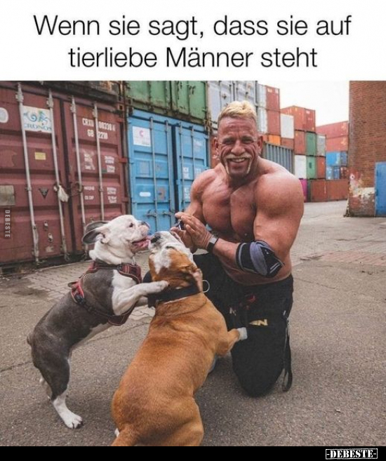 Wenn sie sagt, dass sie auf tierliebe Männer steht... - Lustige Bilder | DEBESTE.de