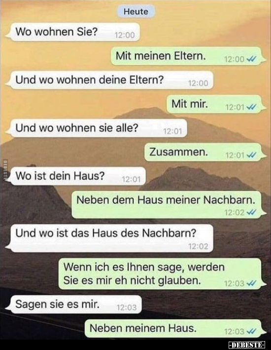 Wo wohnen Sie?.. - Lustige Bilder | DEBESTE.de