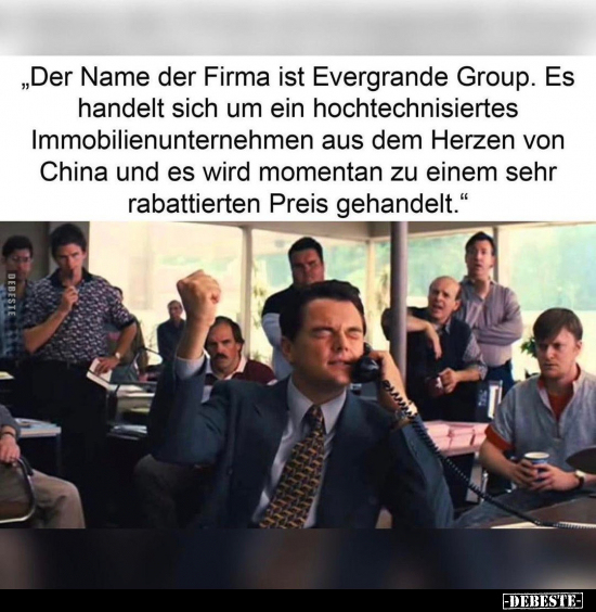 "Der Name der Firma ist Evergrande Group. Es handelt sich.." - Lustige Bilder | DEBESTE.de
