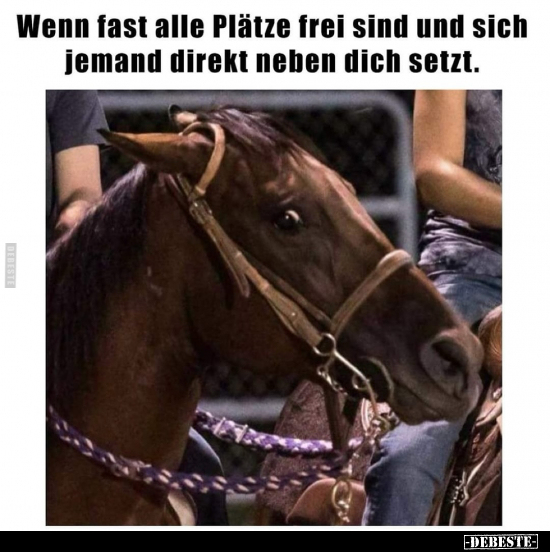 Wenn fast alle Plätze frei sind.. - Lustige Bilder | DEBESTE.de