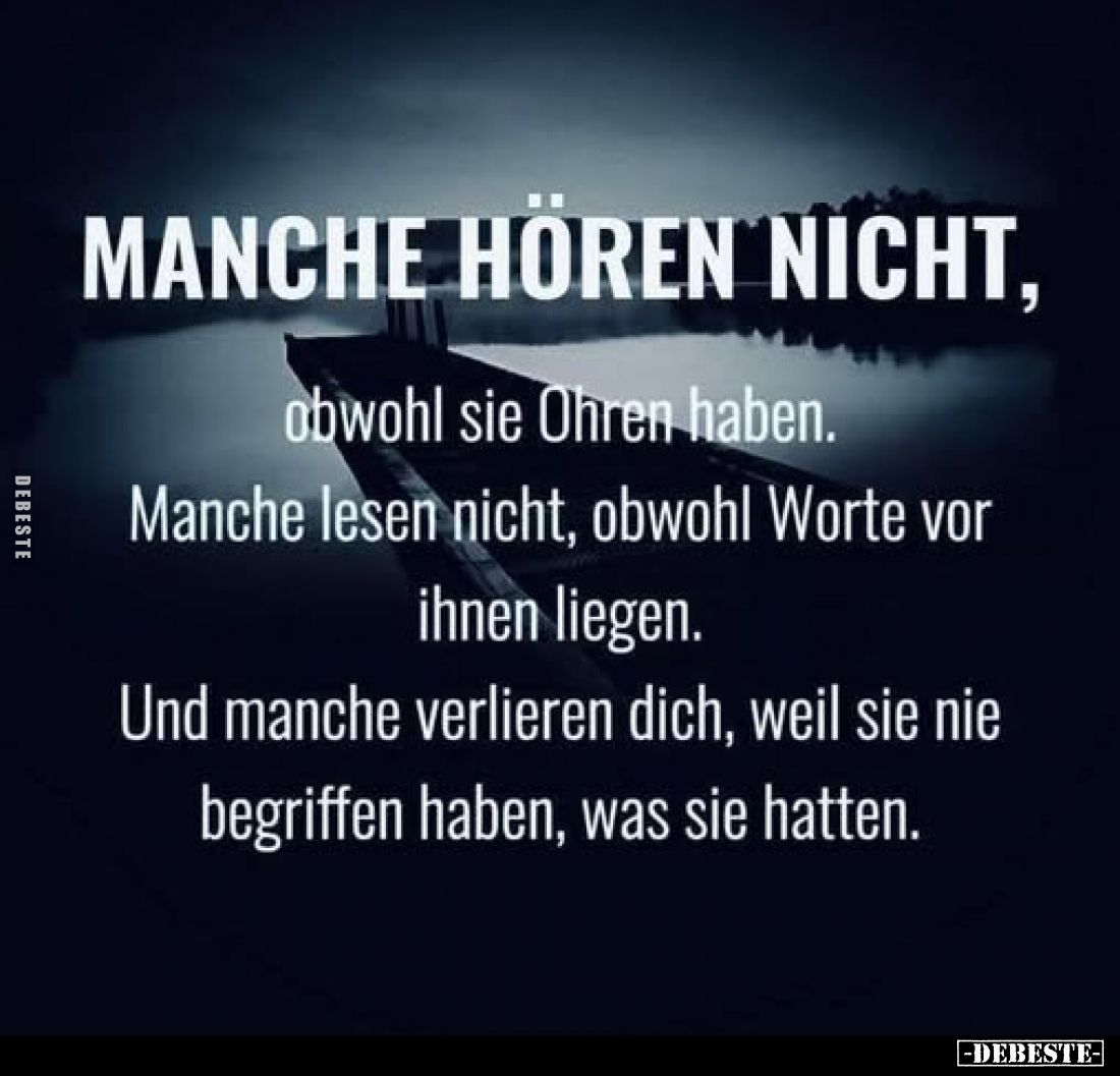 MANCHE HÖREN NICHT, obwohl sie Ohren haben.. - Lustige Bilder | DEBESTE.de
