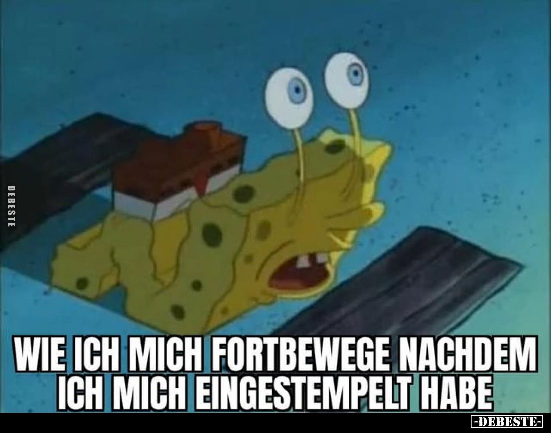 Wie ich mich fortbewege, nachdem ich mich eingestempelt habe