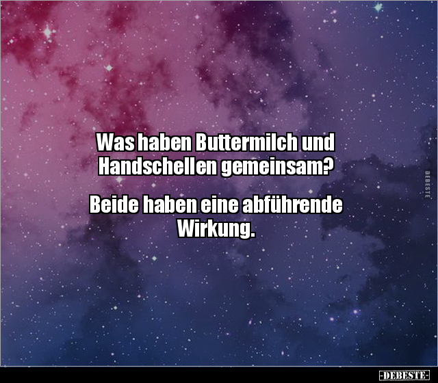 Was haben Buttermilch und Handschellen gemeinsam?.. - Lustige Bilder | DEBESTE.de