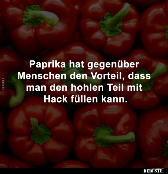 Paprika, Menschen, über Menschen