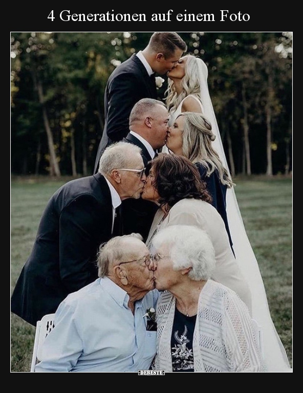 4 Generationen auf einem Foto..