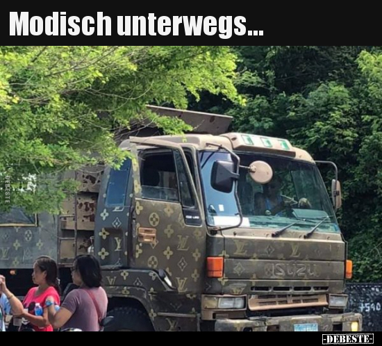 Modisch unterwegs... - Lustige Bilder | DEBESTE.de