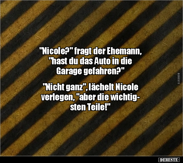 "Nicole?" fragt der Ehemann.. - Lustige Bilder | DEBESTE.de