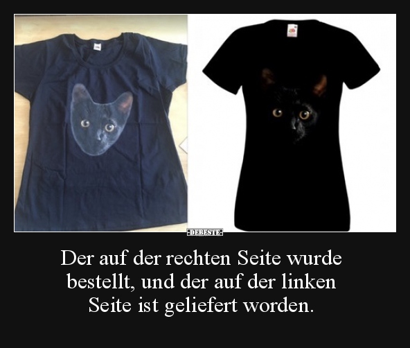 Der auf der rechten Seite wurde bestellt, und der auf der.. - Lustige Bilder | DEBESTE.de