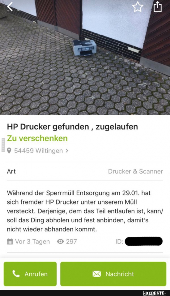 HP Drucker gefunden.. - Lustige Bilder | DEBESTE.de