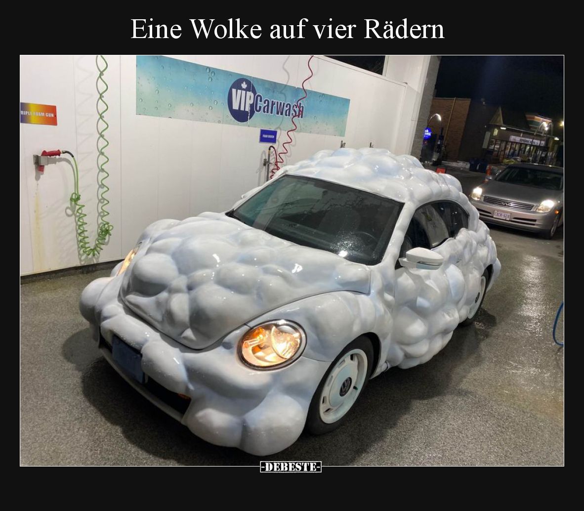 Eine Wolke auf vier Rädern
