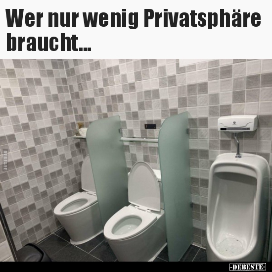 Wer nur wenig Privatsphäre braucht...