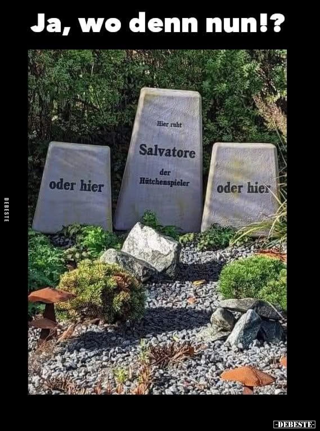 Ja, wo denn nun!?