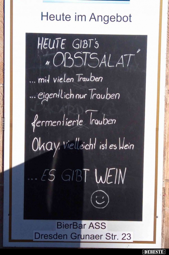 Heute gibt's "Obstsalat"... - Lustige Bilder | DEBESTE.de