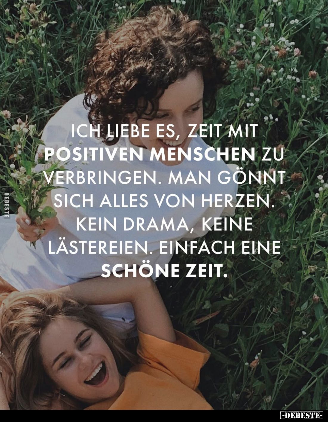 Ich liebe es, Zeit mit positiven Menschen zu verbringen. Man gönnt sich alles von Herzen.
Kein Drama, keine Lästereien. Einf...