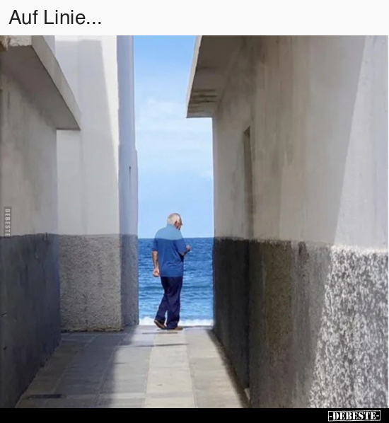 Auf Linie...