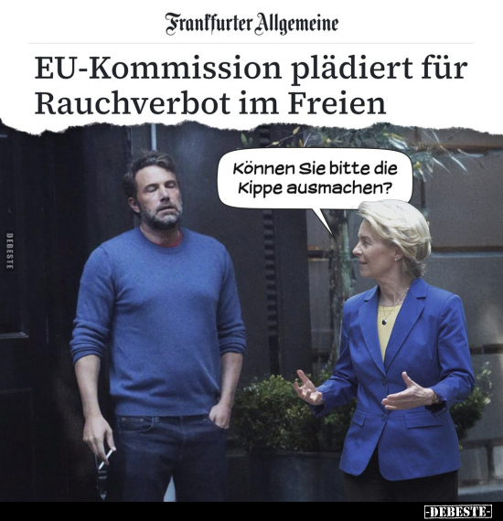 Frankfurter Allgemeine - EU-Kommission plädiert für.. - Lustige Bilder | DEBESTE.de