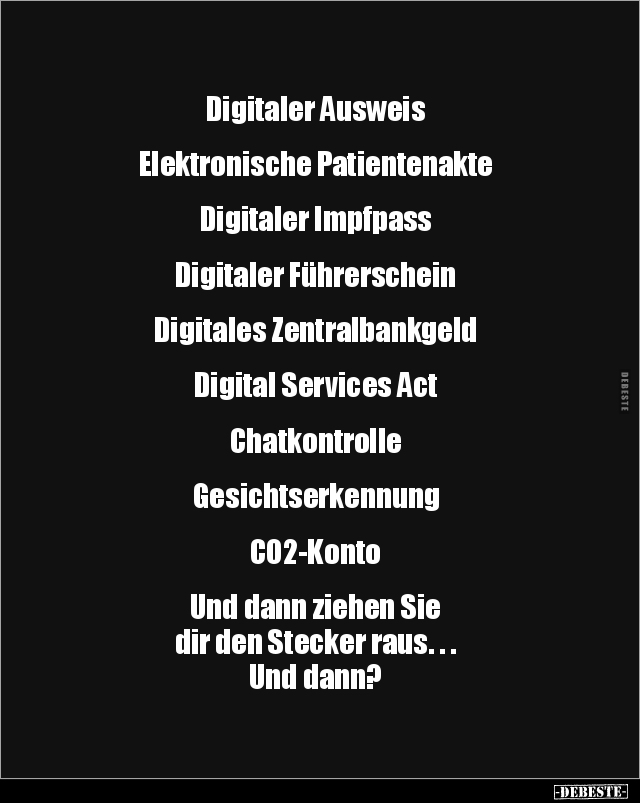 Digitaler Ausweis.. - Lustige Bilder | DEBESTE.de