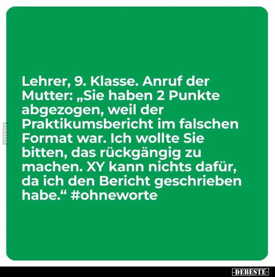 Lehrer, 9. Klasse.. - Lustige Bilder | DEBESTE.de