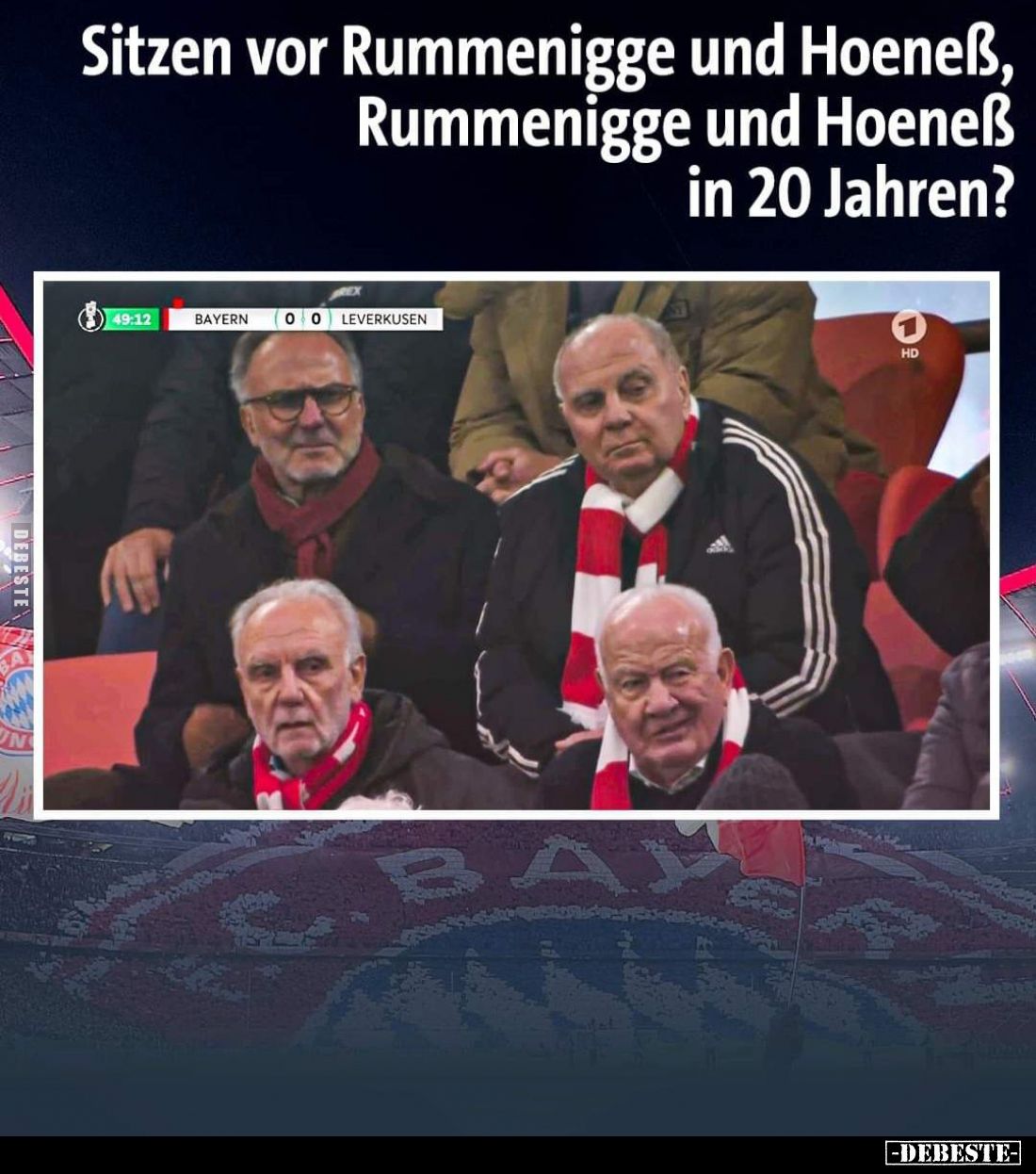 Sitzen vor Rummenigge und Hoeneß, Rummenigge und Hoeneß in 20 Jahren?