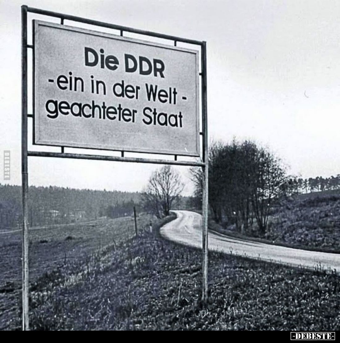 Die DDR
- ein in der Welt - geachteter Staat.