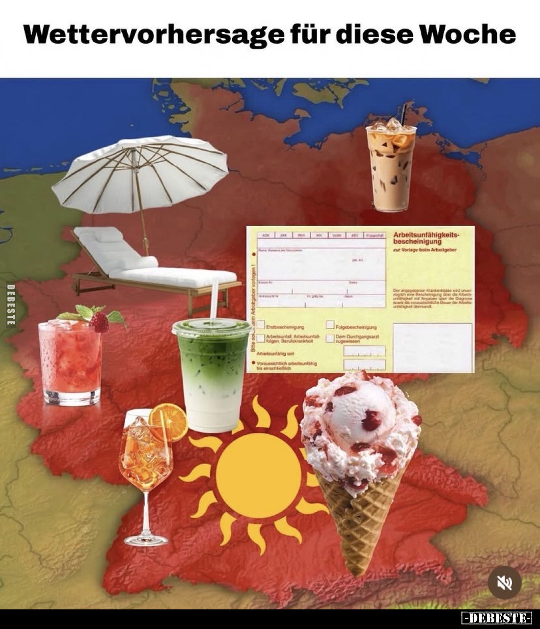 Wettervorhersage für diese Woche