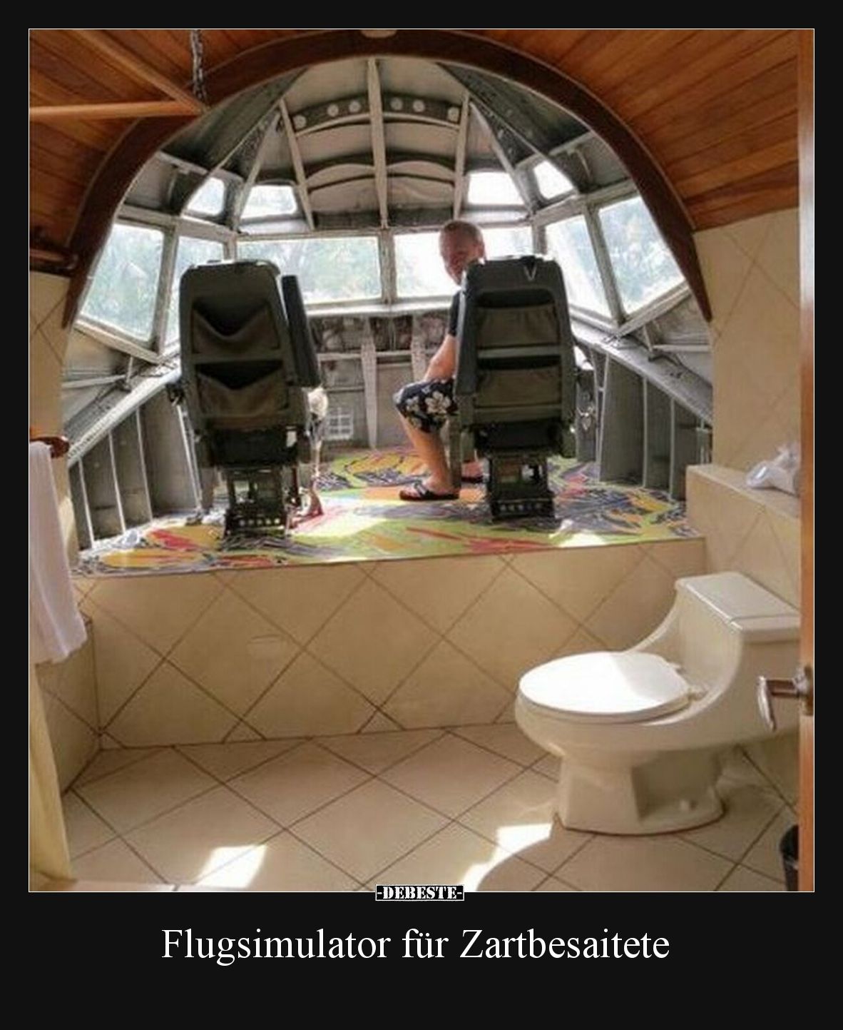 Flugsimulator für Zartbesaitete