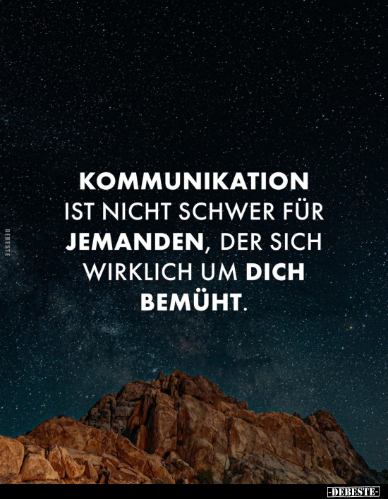 Kommunikation ist nicht schwer für jemanden, der sich.. - Lustige Bilder | DEBESTE.de