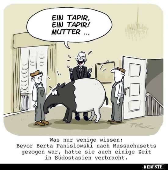 Ein Tapir, ein Tapir! Mutter...  - Lustige Bilder | DEBESTE.de