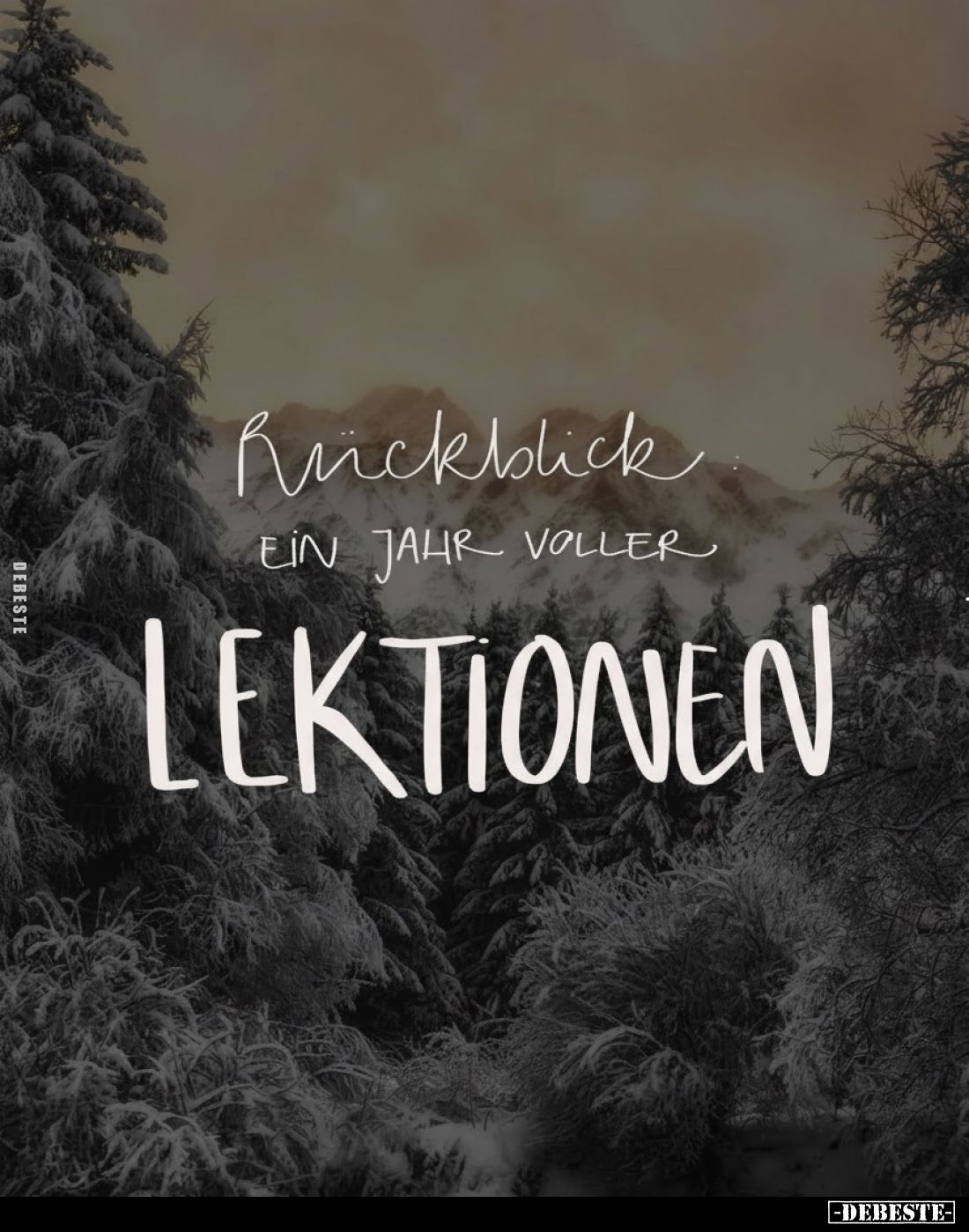 Rückblick ein Jahr voller
Lektionen