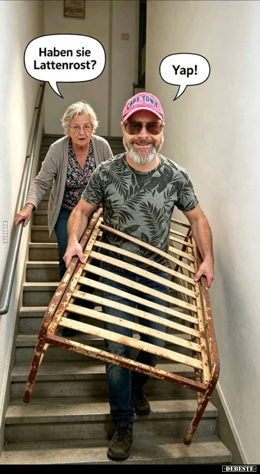 Haben sie Lattenrost? -
Yap!