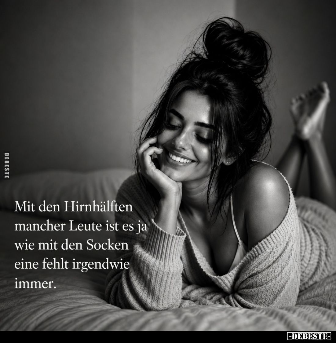 Mit den Hirnhälften mancher Leute ist es ja wie mit den.. - Lustige Bilder | DEBESTE.de