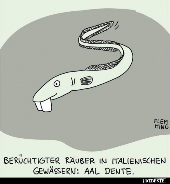 Berüchtigter Räuber in italienischen Gewässern..