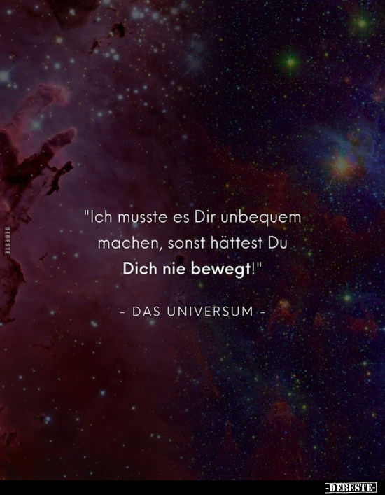 "Ich musste es Dir unbequem machen.." - Lustige Bilder | DEBESTE.de