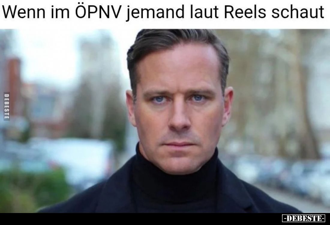 Wenn im ÖPNV jemand laut Reels schaut