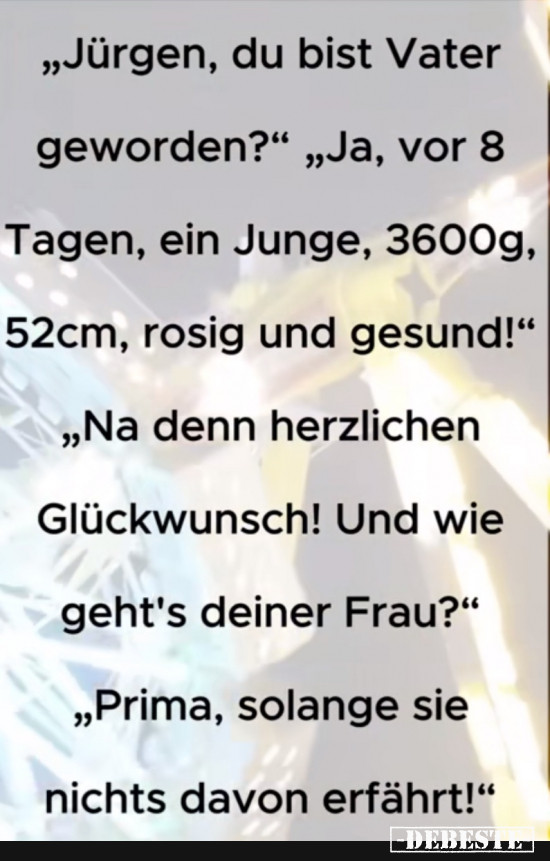 Vater geworden - Lustige Bilder | DEBESTE.de