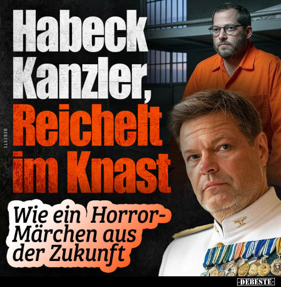 Habeck Kanzler, Reichelt im Knast... - Lustige Bilder | DEBESTE.de