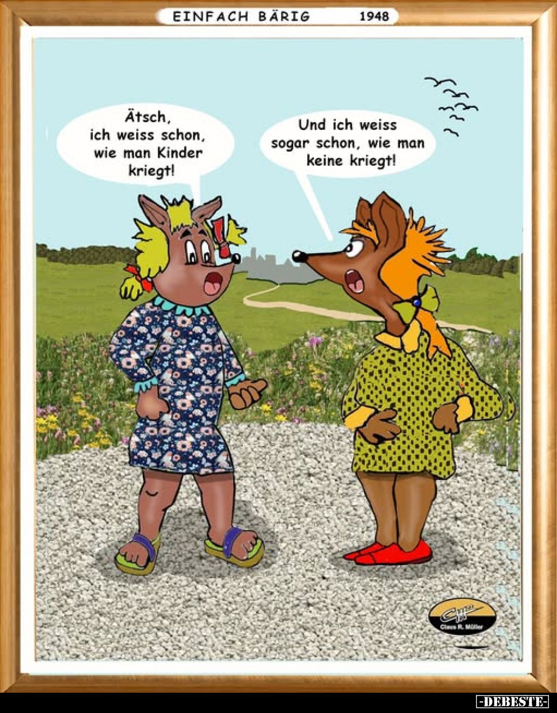 Ätsch, ich weiss schon, wie man Kinder kriegt!.. - Lustige Bilder | DEBESTE.de