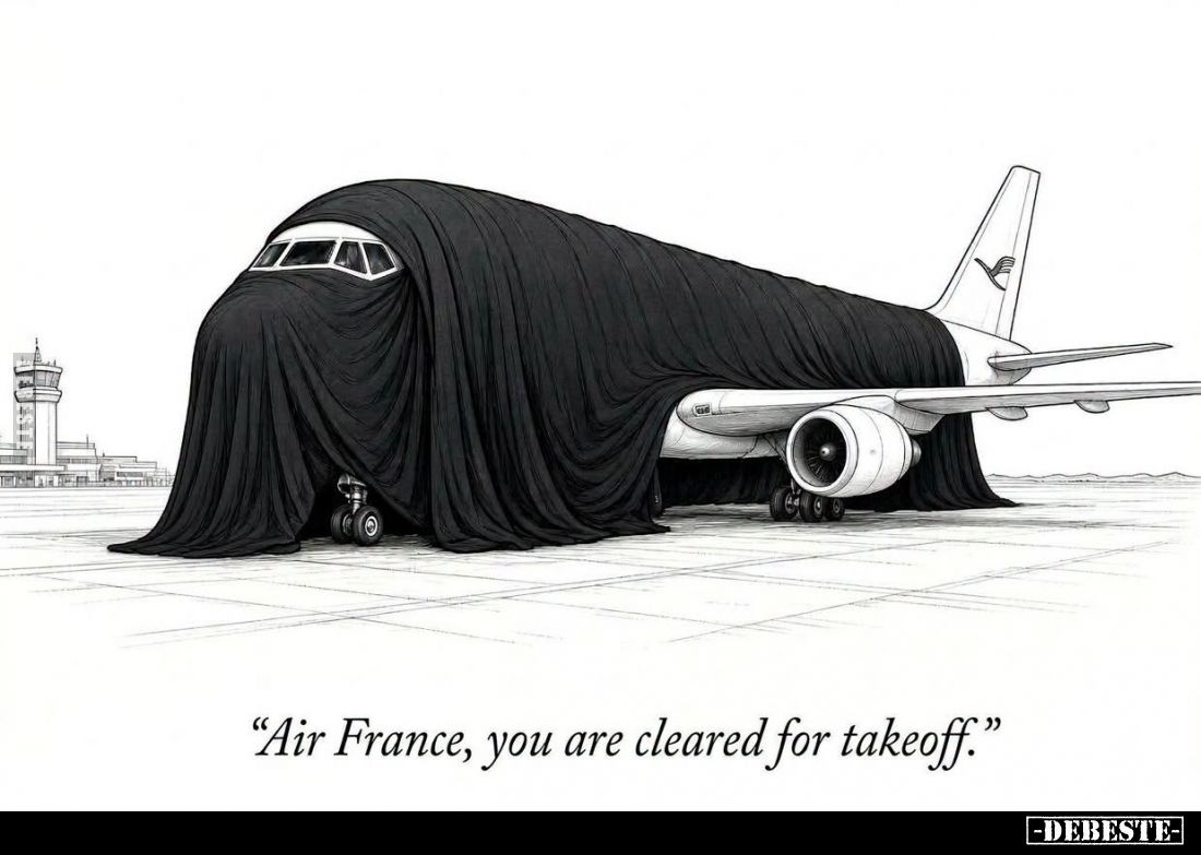 "Air France, you are cleared for takeoff."