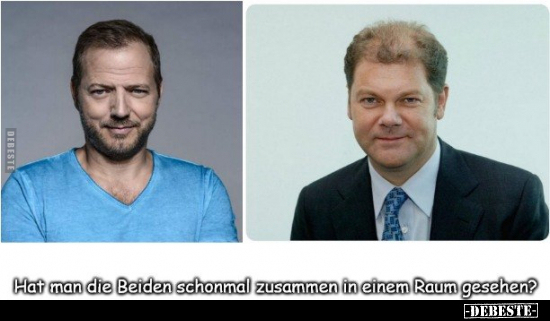Hat man die Beiden schonmal zusammen in einem Raum gesehen?