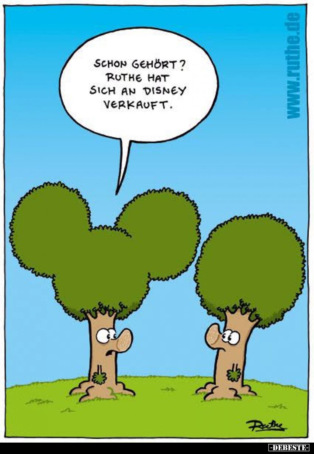 Schon gehört? Ruthe hat sich an Disney verkauft.