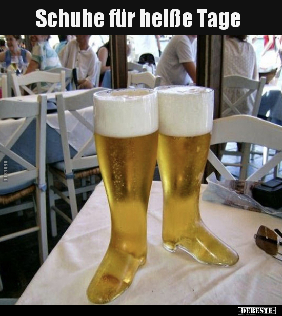 Schuhe für heiße Tage.. - Lustige Bilder | DEBESTE.de