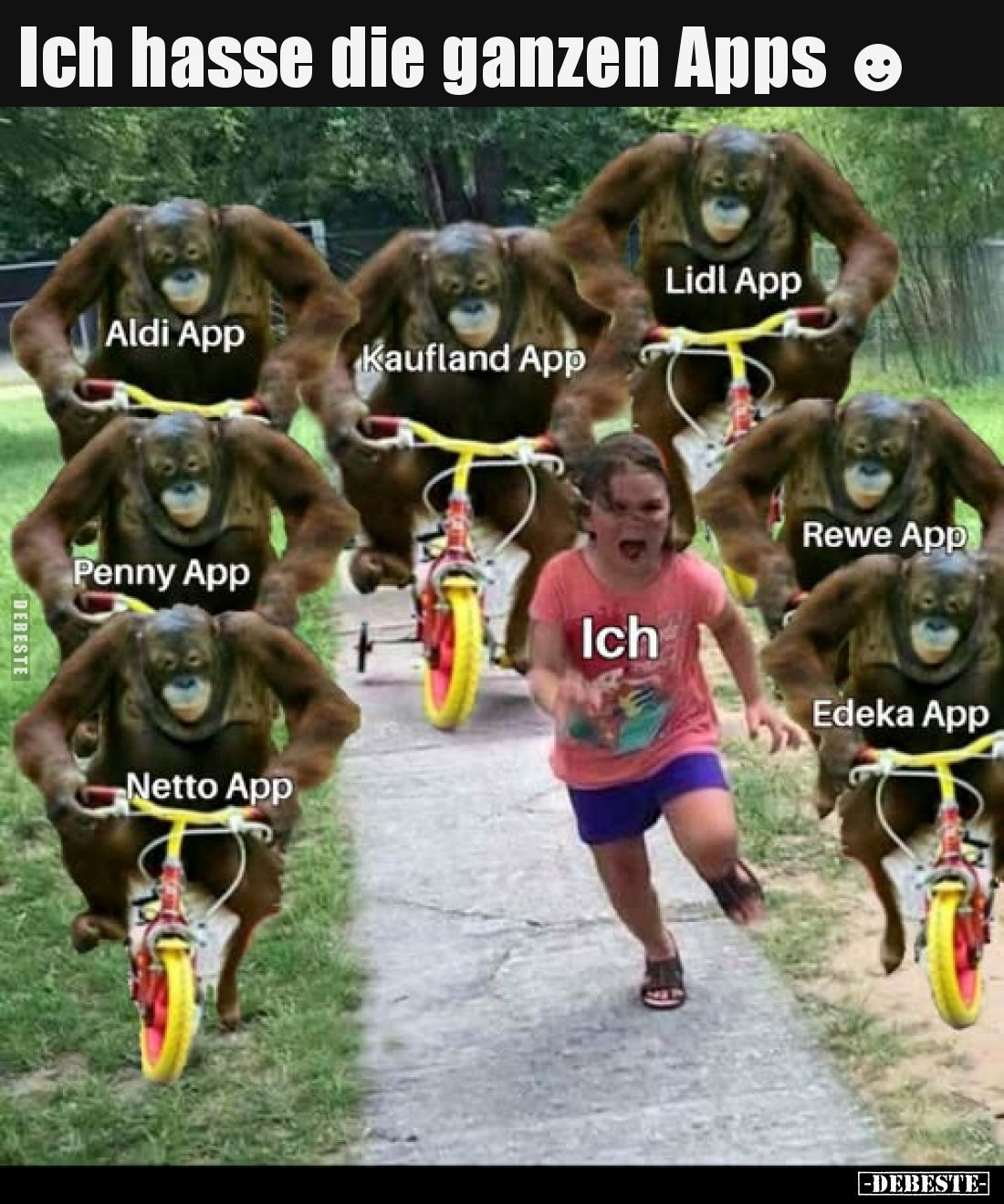 Ich hasse die ganzen Apps.